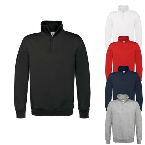 Herren zip sweatshirt - herren, 1/4