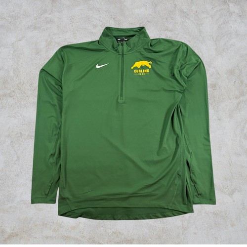Nike zip pullover - pullover, grün