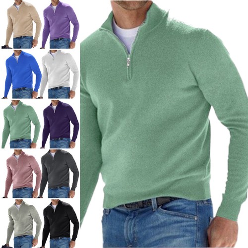 Pullover herren zip troyer - pullover,