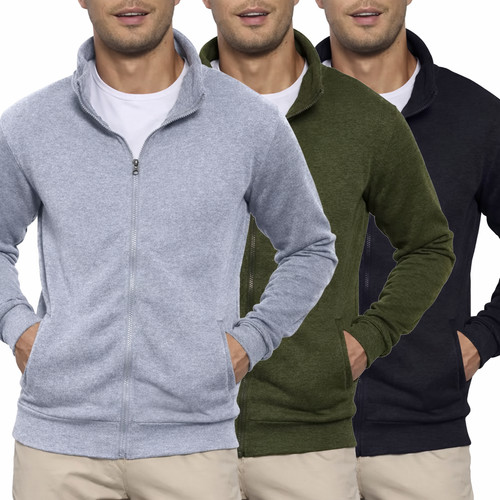 Herren sweatjacke zip langarm - herren,