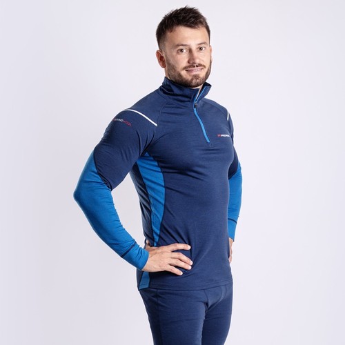 Progress langarmshirt mit zip - mit,