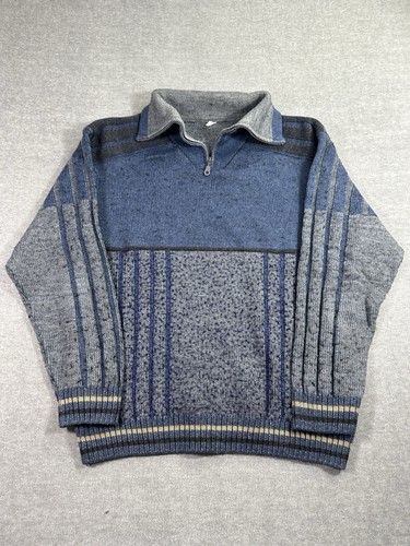 Vintage herren pullover zip - vintage, l