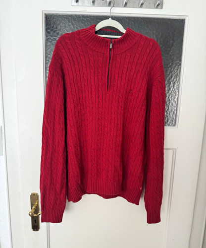 Izod herren pullover rot - izod,