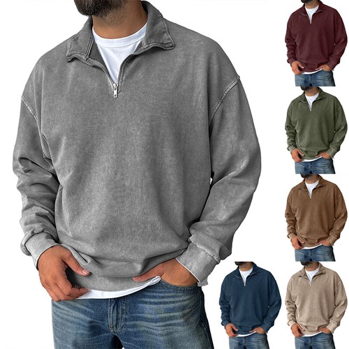 Herren sweatshirt pullover - sweatshirt,